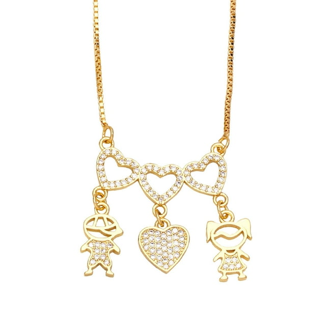 Collar para el día de la madre, collar con colgante, moda romántica, regalo para el día de la madre, fiesta de celebraciones del día de San Valentín Estilo B