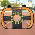 thumbnail image 2 of FOOTBALL GOAL Portable Foldable Multi-Functional Kids Soccer Goal with Target Zones for Outdoor Training and Practice (Blue), 2 of 7
