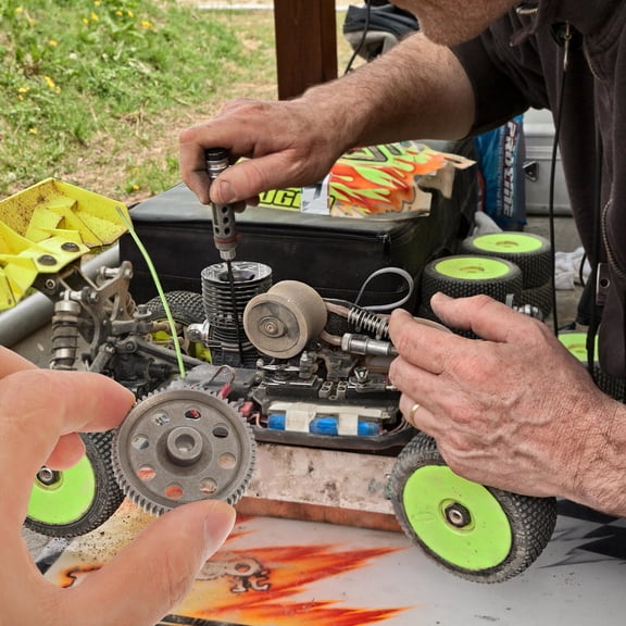 MLINS Cog Gear Parts Remote Control Gears 1.50X1.30X1.30CM Dark Grey