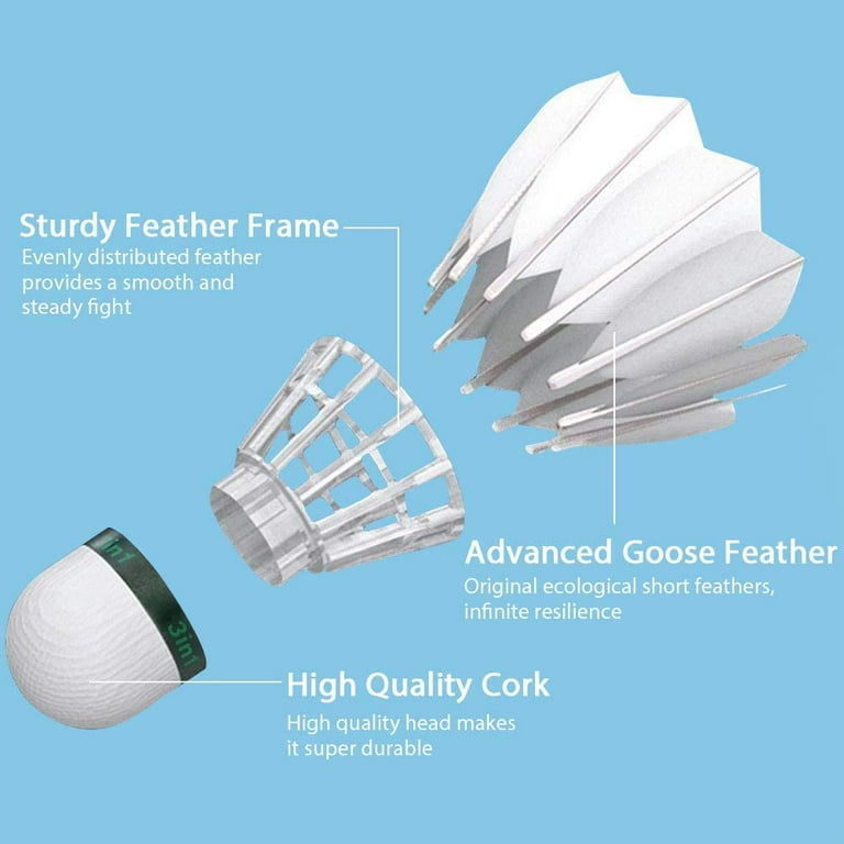 Parts of sale badminton shuttlecock