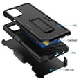 thumbnail image 2 of ANJ+ Rugged Hybrid Shockproof Case w/Kickstand + Holster Clip Card Slot Cover for Motorola Moto G Stylus (2021 Release) - Sharks, 2 of 3