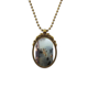 thumbnail image 1 of Alimentar a Swan Collar Retro Elíptico Colgante Achinado Unbranded M, 1 of 3