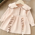 thumbnail image 6 of Esaierr Girls Knit Dress for Kids Toddler Baby Long Sleeve Fashion Newborn Casual Dress Sweater Fall Lace Dress, 6 of 8