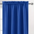 thumbnail image 3 of Blackout Curtains for Bedroom 72 Inch Length 2 Panels Set, Thermal Insulated Privacy Energy Saving Rod Pocket Window Curtain Room Darkening Drapes, W42 x L72 Inch, 3 of 7