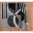 thumbnail image 2 of MDA Rug Imports Orelsi Grey/Black Polyester Area Rug 8'1'' X 10'5'' 8' x 10' Rectangle, 2 of 5