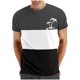 thumbnail image 1 of Mens Casual Pantalones Cortos Cuello Redondo Patchwork Impresión Suéter Blusa de Fitness, Camisetas para Hombre, 1 of 4