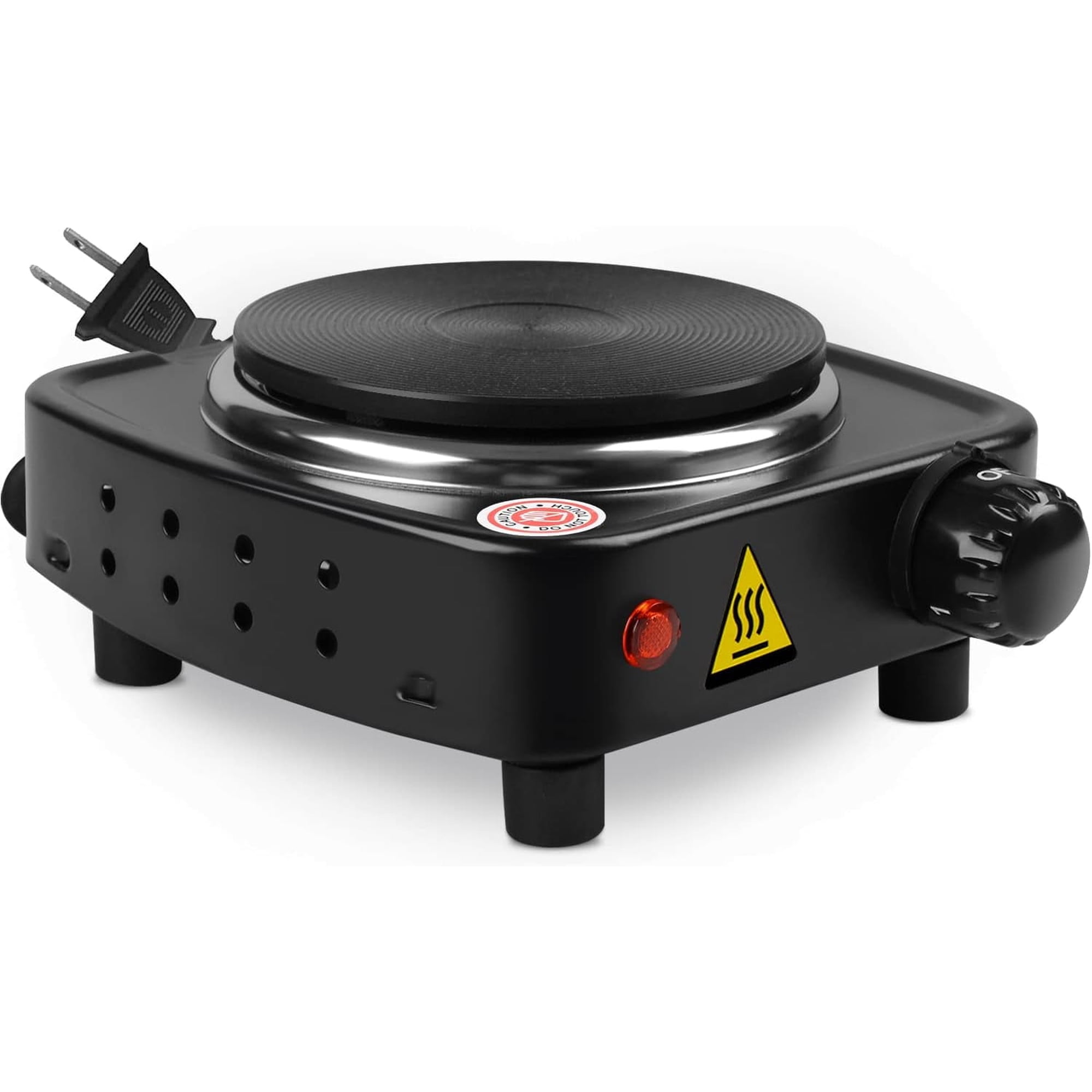 Electric Stove,Hot Plate for Candle Making, Black Color Electric Hot Plate for Melting Wax, Chocolate, Candy and More