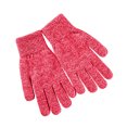 thumbnail image 4 of Clearance! Baberdicy Women Autumn Winter Solid Color Padded Wool Knit Warm Gloves Red, 4 of 4