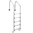 thumbnail image 1 of Swimming Pool Ladder, 4-Step In-Ground Stainless Steel Step for Indoor/Outdoor Pool, Heavy Duty Non-Slip Ladder, Easy Assembly, 1 of 9