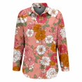 thumbnail image 5 of Endives Womens Button Down Shirts Long Sleeve Blouse Workout Wear Fashion Shirts Womens Top Spring Outfit, 5 of 6