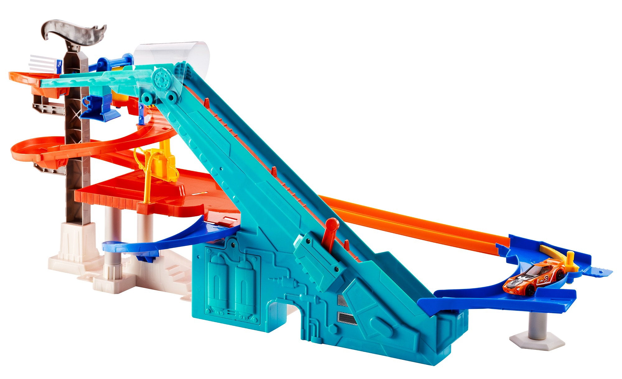 hot wheels motorised mega garage