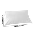 thumbnail image 3 of Under $5! Rvasteizo Pillow Cases, Solid Color Brushed Pillowcase Comfortable Pillowcase, 3 of 5