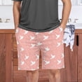 thumbnail image 6 of Men's Pajama Shorts Bottoms with Pockets Soft Lightweight Lounge Sleep Wear White Flying Birds, 6 of 6