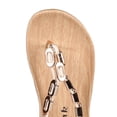 thumbnail image 4 of New Girl Link Calista-85K Nubuck Beaded Slingback Gladiator Thong Sandal 9 - 4, 4 of 5
