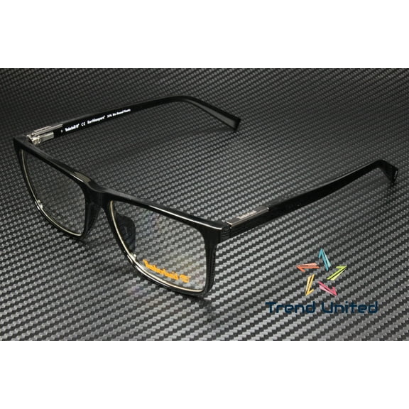 TIMBERLAND TB1759 H 001 Shiny Black Demo Lens 54 mm Men's Eyeglasses
