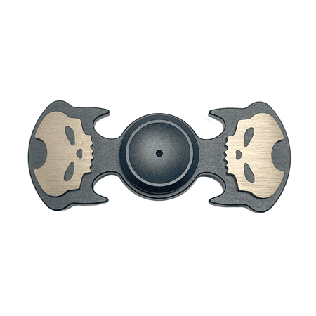 Fidget Spinners, Skeleton Head Hand Spinner Toys for Kids/Adults Black