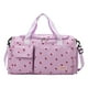 thumbnail image 5 of Xihbxyly Bolso de Mano con Estampado de Fresa, Bolso de Mano de Gran Capacidad con Compartimento para Zapatos y Separación Entre Ropa y Artículos Húmedos y Secos, Bolso Ligero de Pana para Fin de Sem, 5 of 7