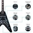 thumbnail image 4 of Paquete Guitarra Electrica Series Jethro By Steelpro 071-sk Color Black Body Burst Material Del Diapasón Álamo Laminado Negro Orientación De La Mano Ambidiestro, 4 of 8