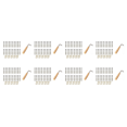 thumbnail image 3 of 160x Tuning Pin Nails and 160Pcs Rivets,with L-Shape Tuning Wrench,for Lyre Harp Small Harp Musical Stringed Instrument, 3 of 7