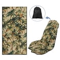 thumbnail image 3 of FUIALDOLG Tropical Palm Tree Car Seat Towel | Headrest Pocket Towel Seat Covers for Cars | Universal Fit & Machine Washable | Portable Car Front Seats Cover After Gym, Yoga, Beach, 3 of 7