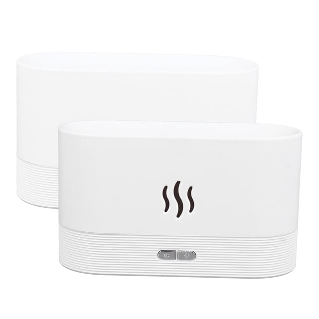 7 Colores De Llama Humidificador Humidificador Realista Efecto De La Llama Del Difusor Humidificador Con Protección Automática Sin Agua Para SPA De Oficina En Casa
