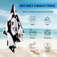 thumbnail image 4 of GZHJMY Beach Towel for Women Girls, Cute Pandas Bath Towel, Oversized Lightweight Sport Towel, 31x51 Inch, 4 of 7