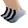 Fila Women's 6-Pack Gradient Half Cushion No Show Socks White/Black