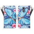 thumbnail image 2 of Cute Girls Women Pu Leather Wallet Case for LG Stylo 4 Case, LG Stylo 4 Plus Case [Kickstand] ID&Credit Card Slot Phone Case For LG Stylo 4/Stylo 4 Plus - Blue Butterfly, 2 of 4