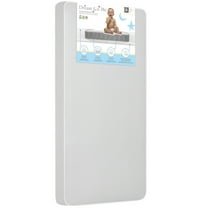 Dream On Me Nirvana 6” 96 Coil Inner Spring Crib And Toddler Mattress I Waterproof I Green Guard Gold Certified I 10 Years Manufacture Warranty I Vinyl Cover