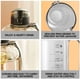 thumbnail image 3 of Hervidor de agua de gran capacidad para deportes, fitness, camping al aire libre, taza de agua portátil transparente, 3 of 5