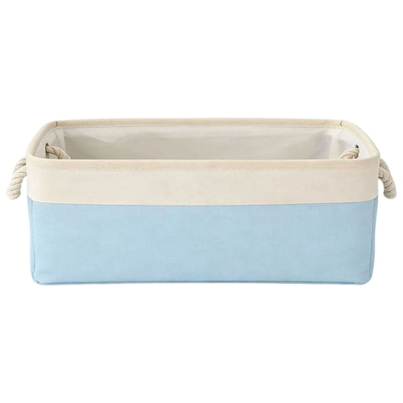 Cube Storage Bins, Fabric Storage Organizer Bins, Foldable Cube Baskets with Sturdy Carry Handles Wicker Baskets for Home, 1 Pcs, 12.2x8.26x5.11"