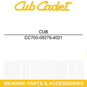 CUB CADET 703-09279-4021 Steering Column Cover Yellow 2 Z Force SZ 48 S Pro FAB