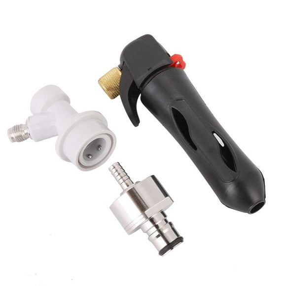 Ccdes Handhold Pressurizer Keg Charger Kit with Carbonation Cap for Beer Brewing Soda Drink, Keg Charger,Pressurizer