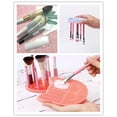 thumbnail image 4 of 3 In 1 Silicone Makeup Brush Cleaning Mat, Makeup Cleaning Brush Washing Mat, Makeup Brush Drying Rack, Portable Washing Tool, Easy To Carry Makeup Tools for Makeup, 4 of 4