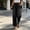 Black, variant on Womens Loose Denim Trousers Baeitkot Womens Elastic Waist Wide Leg Jeans Casual Loose Denim Trousers with Side Pockets Black S