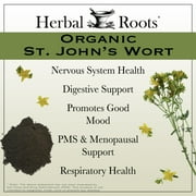Herbal Roots Organic St. John’s Wort Capsules with Organic Extract, 300 Count