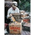 thumbnail image 2 of CANVAS Gordons Gin Humphrey Bogart Artwork by Darryl Vlasak     Photographic Print 24 x 18, 2 of 2