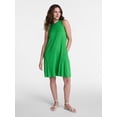 thumbnail image 3 of Time and Tru Women’s Sleeveless Knit Swing Dress, Sizes XS-XXXL, 3 of 6