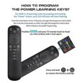 thumbnail image 4 of G50s Ir Learning Air Mouse recargable para control remoto por voz inteligente (hy), 4 of 5