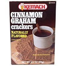 Kemach Cinnamon Graham Crackers Naturally Flavored 14.4 Oz. Pk Of