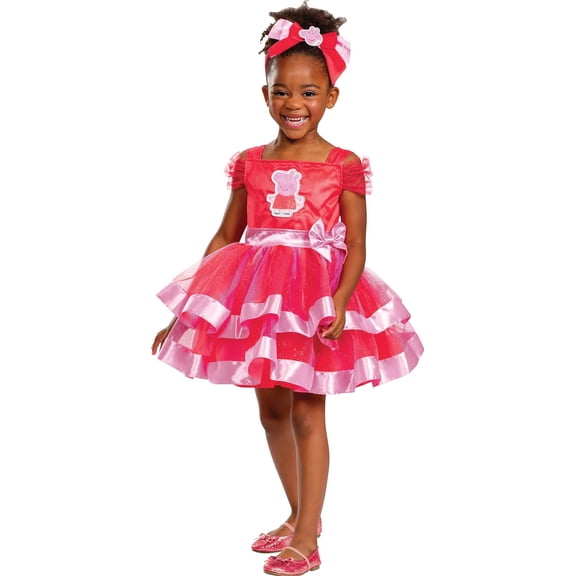 Disguise Toddler Girls' Deluxe Peppa Pig Tutu Costume - 3T-4T