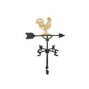 Montague Metal Products WV-276-GB 200 Series 32 In. Gold Rooster Weathervane