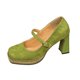 thumbnail image 1 of Los Tacones de los Pies Anchos de las Mujeres de Moda Desgaste Casual Versátil de Gran Tamaño de Bajo Corte Hebilla Correa Dedo Del Pie Tacón Grueso Zapatos de Tacón Alto con Plantillas de Zapato Gru, 1 of 9