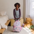 thumbnail image 6 of Wildkin Kids Rolling Luggage for Boys & Girls, Perfect for School & Overnight Travel, Carry-On Size (Fairy Garden Pink), 6 of 7