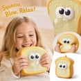 thumbnail image 5 of Simulated Toast Squishy Collectible Squeeze Fidget Toy, Hand‑Operated Stress Relief Play Toy, Portable Sensory Decompression Toy for Teens Adults, Party Prize & Special Occasion Gift(1PCS), 5 of 5