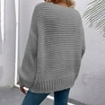 thumbnail image 4 of Fesfesfes Women Cardigan Women Long Sleeve T-Shirt Fall Sweater Cardigan Solid Blouse Tops Under $10, 4 of 5