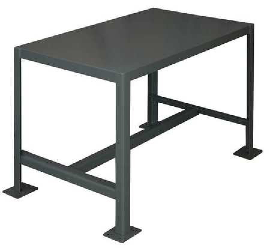 Durham Steel Extra Heavy Duty Machine Table 14000 lbs Capacity 1 Shelves HWBMT-366030-95 36 Length x 60 Width x 30 Height