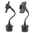 thumbnail image 2 of Soporte ajustable para coche, soporte universal para teléfono móvil, soporte para vaso de agua, soporte para teléfono, giratorio 360 grados (negro), 2 of 7