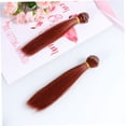 thumbnail image 5 of BESTYASH 5-Pack Dark Red Straight Hair Extensions for Doll Accessories with High Temperature Silk Fiber, 5 of 8