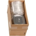 thumbnail image 4 of Pactiv Classic Carry-Out Container with PET Dome Lid, 46 oz, 9.8 x 7.8 x 1.3, Silver, 50/Carton, 4 of 5